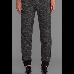 $168 T BY ALEXANDER WANG GREY / BLACK  Joggers